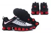 comfortable nike shox tlx nz running sneaker white red